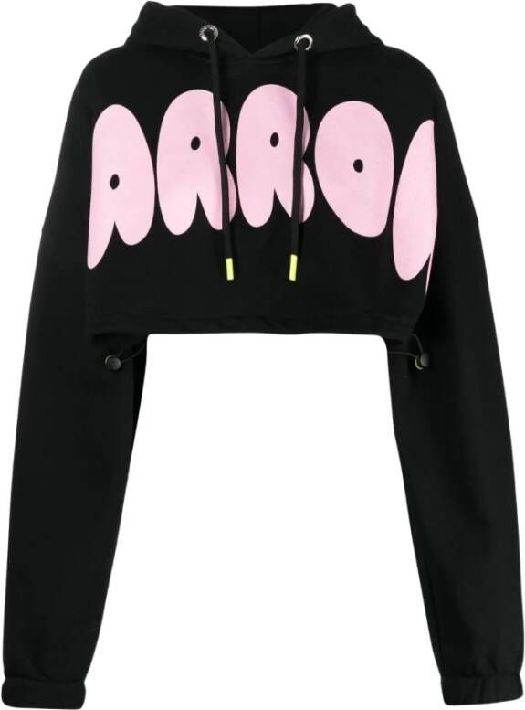 Barrow Trendy Crop Sweatshirt Zwart Dames