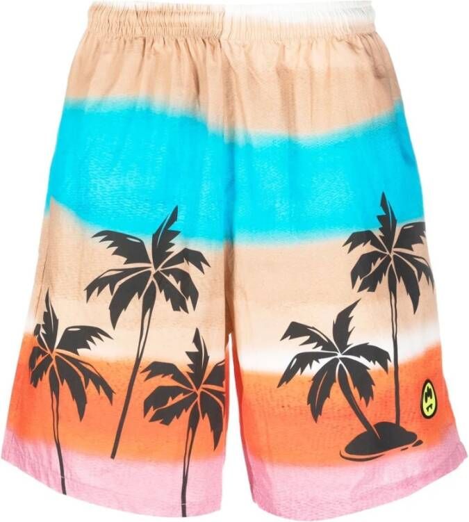 Barrow Tropische Tie-Dye Bermuda Shorts Meerkleurig Heren