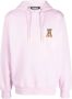 Barrow Roze hoodie met teddybeerprint Pink Heren - Thumbnail 1
