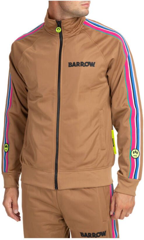 Barrow Sweatshirt met rits Brown Heren