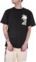 Barrow Grafisch Bedrukt Relaxte Fit T-Shirt voor Vrouwen Zwart Dames - Thumbnail 8