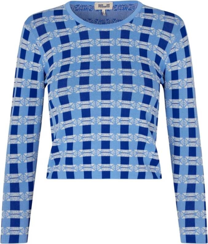 BAUM UND PFERDGARTEN Gezellige en stijlvolle Chani Sweater Blauw Dames