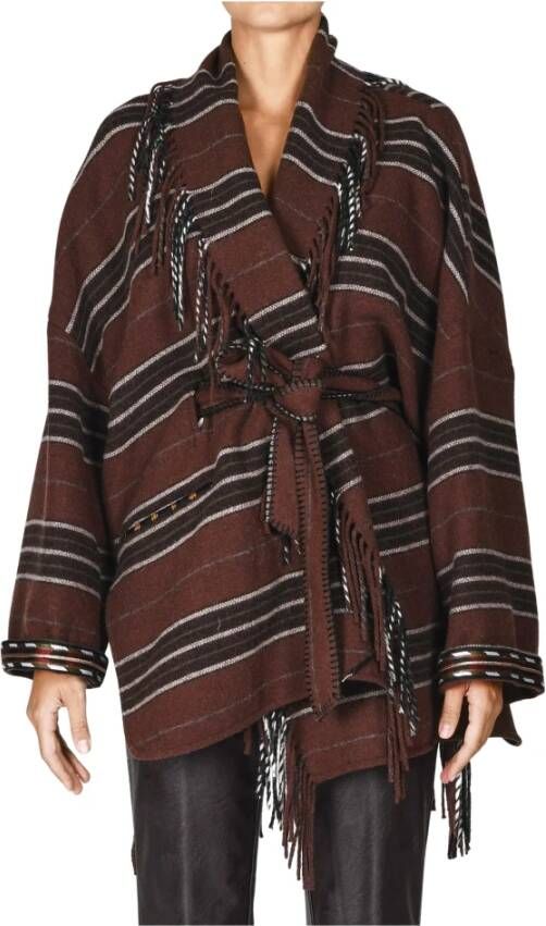Bazar deluxe Gordelige jassen Bruin Dames