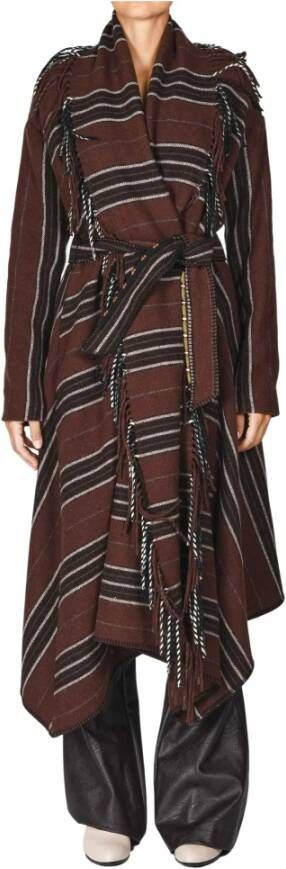 Bazar deluxe Gordelige jassen Bruin Dames