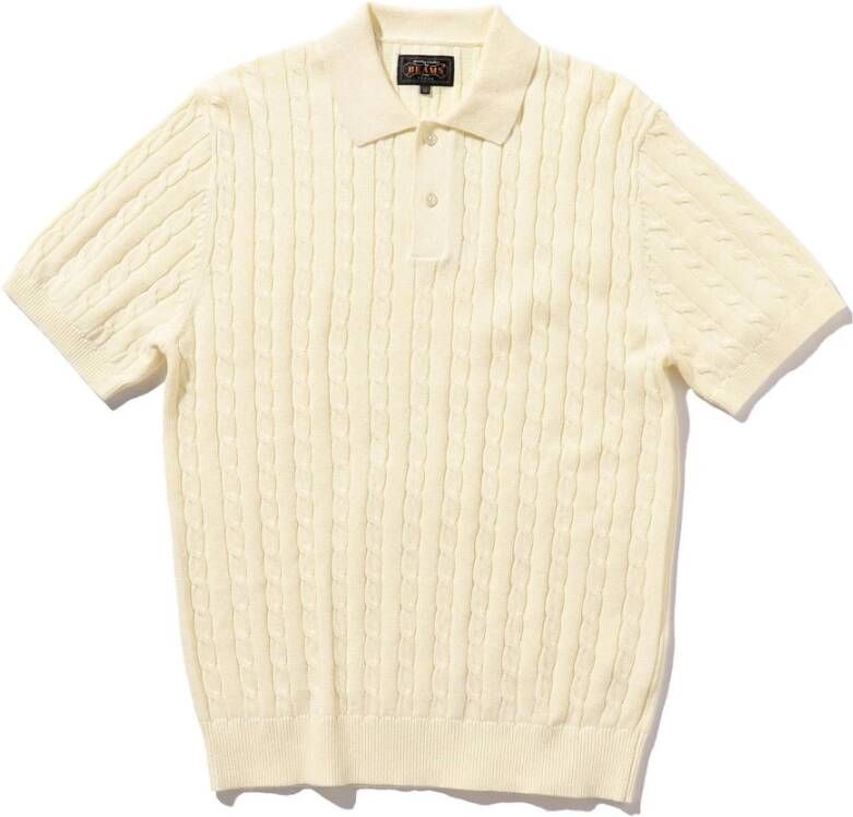 Beams Plus Polo Shirt Beige Heren