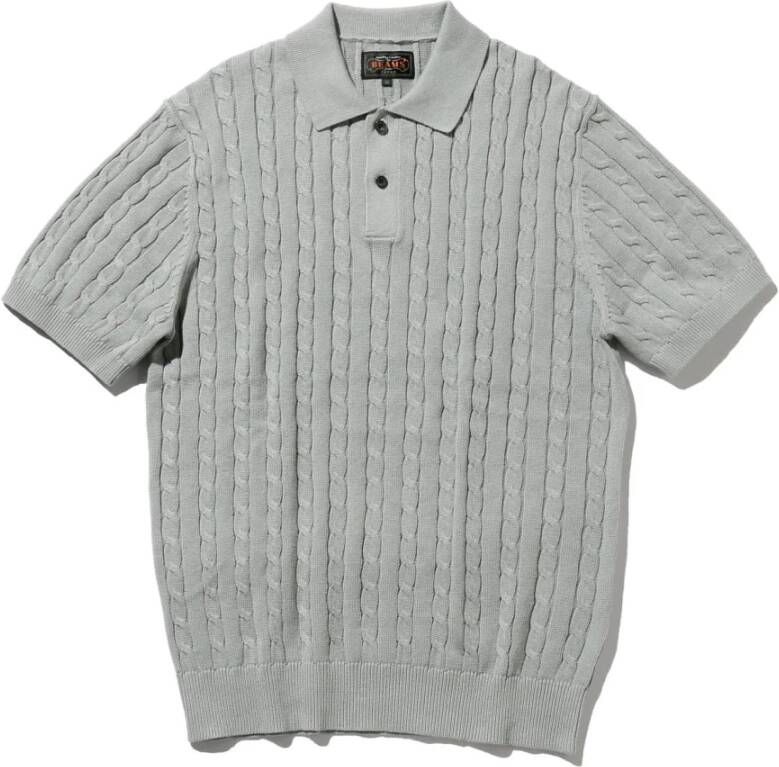 Beams Plus Polo Shirt Grijs Heren
