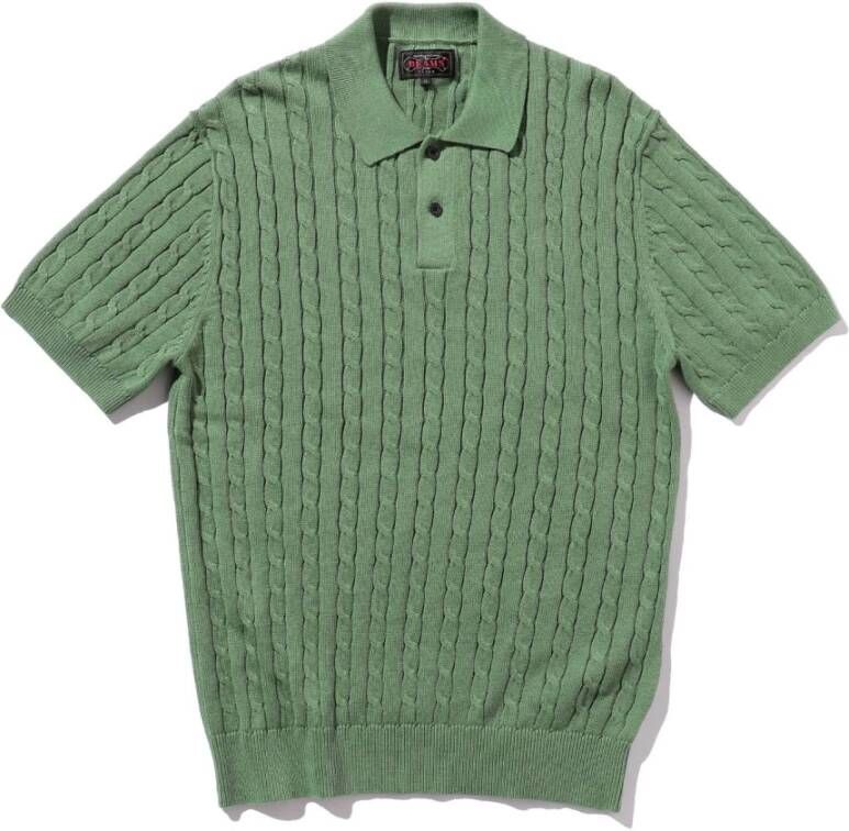 Beams Plus Polo Shirt Groen Heren