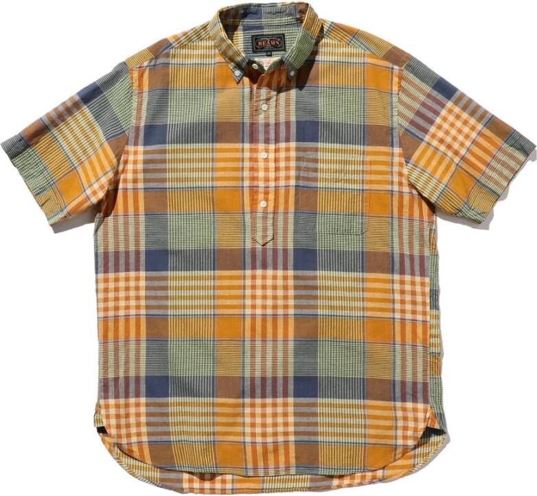 Beams Plus Short Sleeve Shirts Meerkleurig Heren