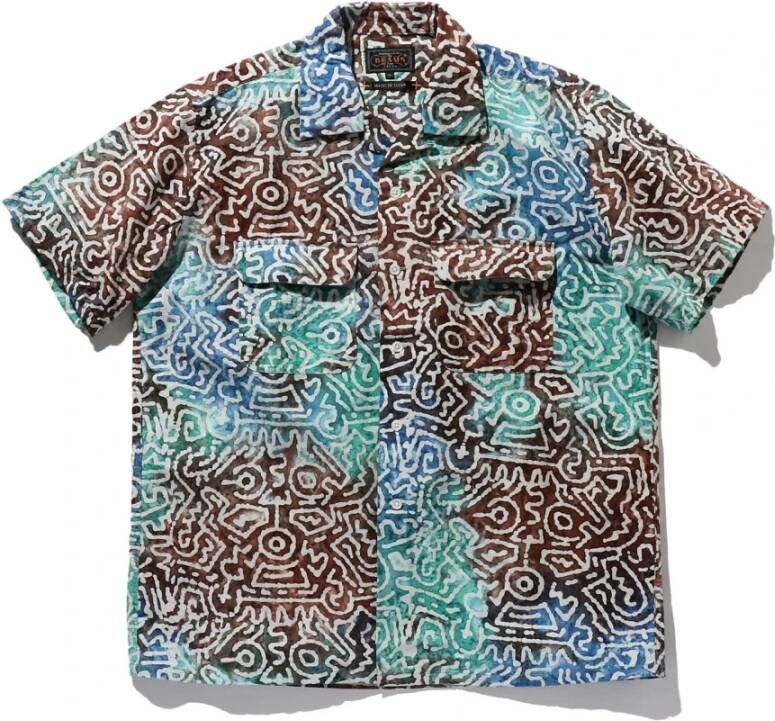 Beams Plus Short Sleeve Shirts Meerkleurig Heren