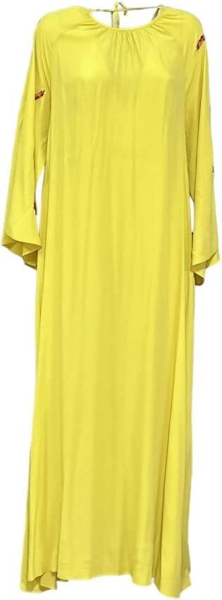 Beatrice .b Gele Lange Jurk met Schouderdetails Yellow Dames