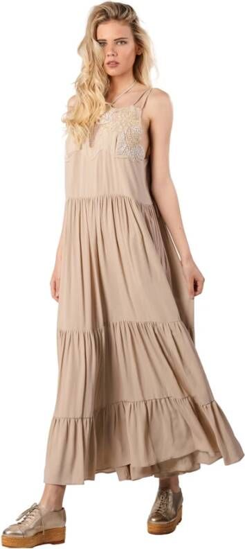 Beatrice .b Maxi Dresses Beige Dames