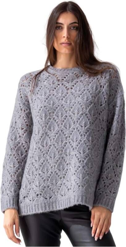 Beatrice .b Round-neck Knitwear Grijs Dames