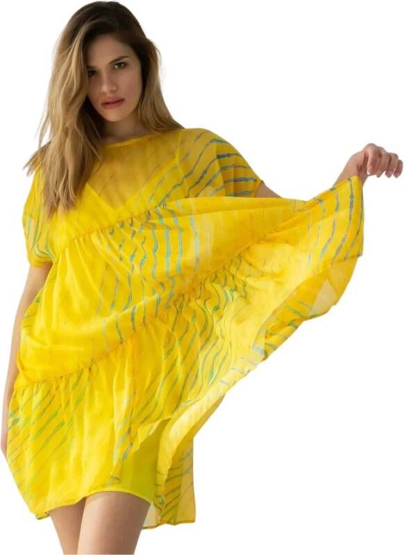Beatrice .b Short Dresses Yellow Dames