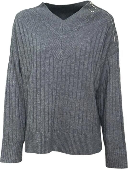 Beatrice .b Sweatshirts & Hoodies met zijrits Gray Dames - Foto 4