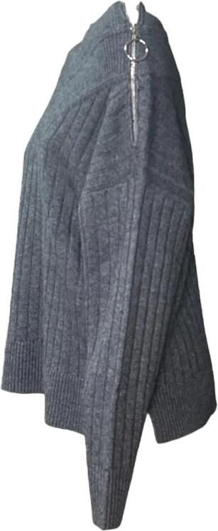 Beatrice .b Sweatshirts & Hoodies met zijrits Gray Dames - Foto 2