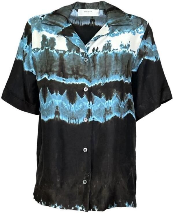 Beatrice .b Zijden overhemd met korte mouwen Multicolor Dames - Foto 3