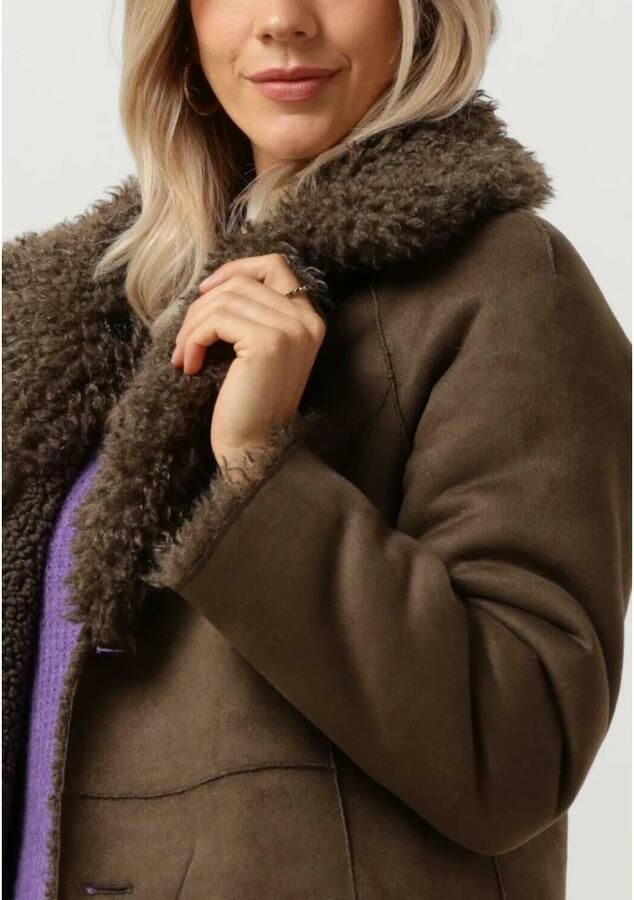 Beaumont Groene Teddy Jas voor Vrouwen Green Dames