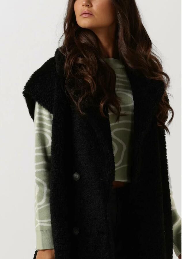 BEAUMONT Dames Jassen Reversible Lammy Long Body Zwart - Foto 2