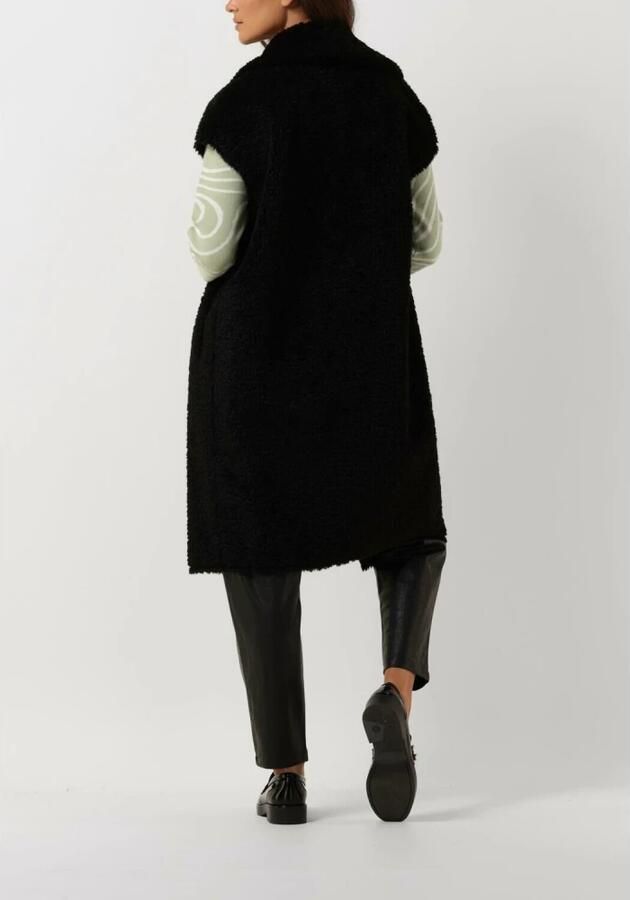 BEAUMONT Dames Jassen Reversible Lammy Long Body Zwart - Foto 3
