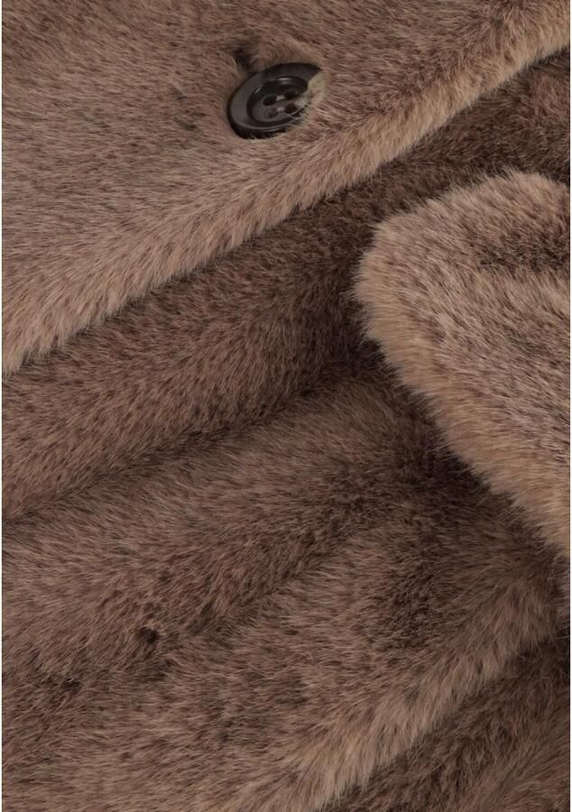 Beaumont Rachel Faux Fur Jas Brown Dames