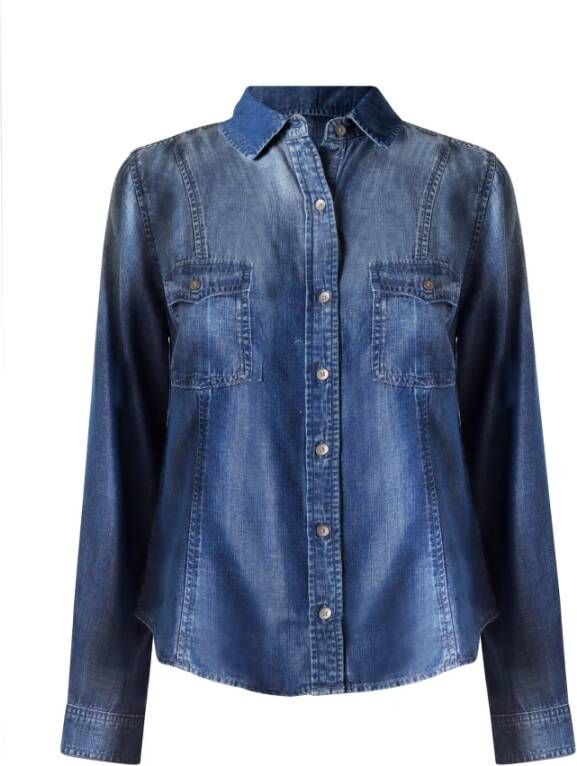 Bella Dahl Denimoverhemden Blauw Dames