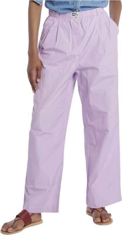 Bellerose Straight Trousers Purple Dames