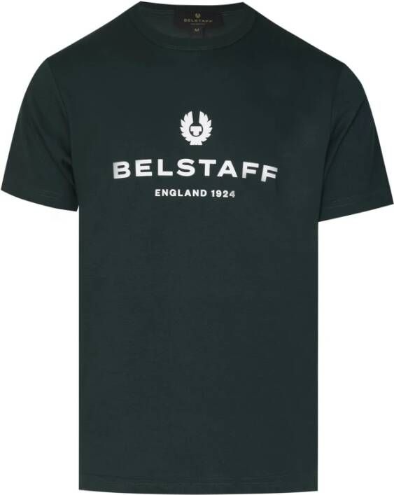Belstaff 1924 Logo t -shirt Groen Heren