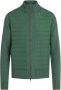 Belstaff Atlas Green Full Zip Gebreide Jas Groen Heren - Thumbnail 1