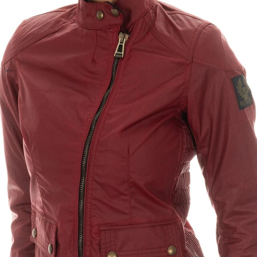Belstaff Rode Bradshaw Motorjas Red Dames