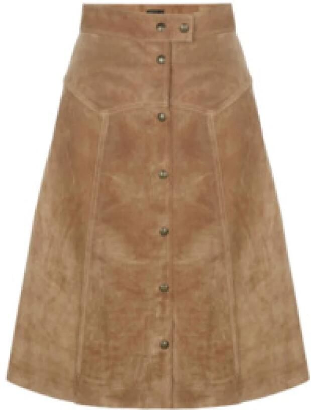 Belstaff Rock Midi Rok Beige Dames - Foto 3