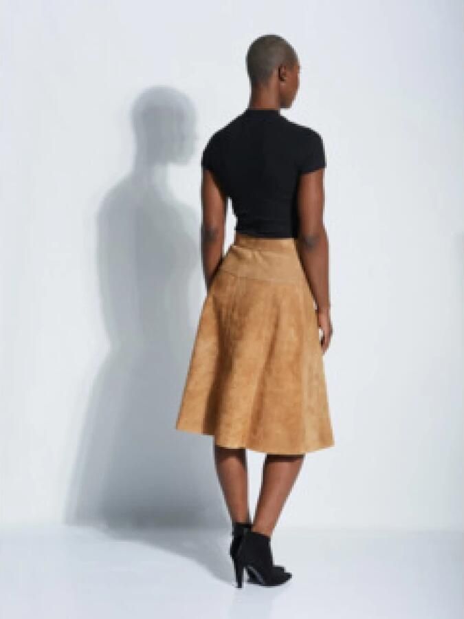 Belstaff Rock Midi Rok Beige Dames - Foto 2