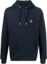 Belstaff Klassieke Patch Popover Hoody Blauw Heren - Thumbnail 1