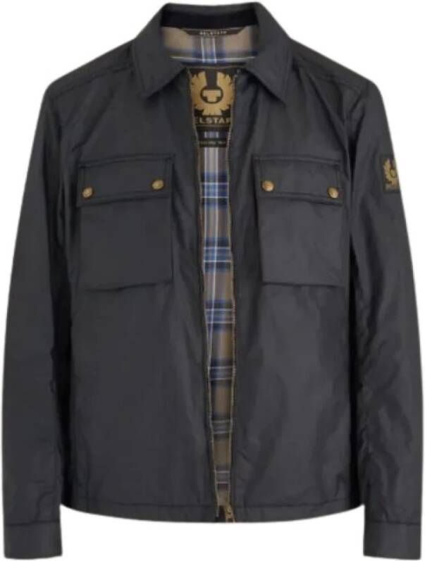Belstaff Dunstall Lichtgewicht Katoenen Jas Blauw Heren