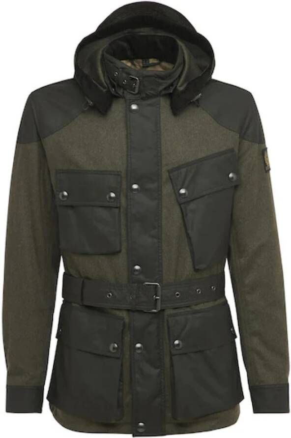 Belstaff Faded Landsman Jas Groen Heren