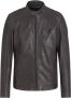 Belstaff Grijze Leren Jas voor Heren Grijs Heren - Thumbnail 1