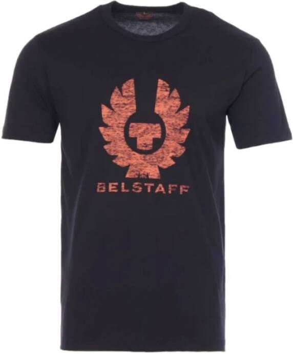Belstaff Klassiek Coteland T-Shirt met Vintage Charme Black Heren