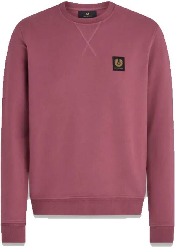Belstaff Klassieke Logo Sweatshirt Mulberry-S Purple Heren