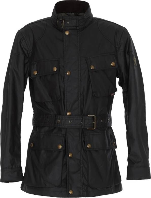 Belstaff Klassieke Trialmaster Jas Zwart Heren