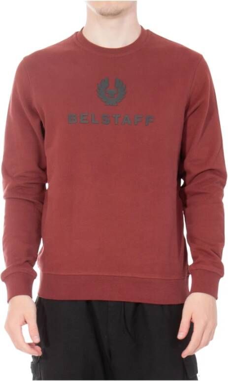 Belstaff Lava Red Signature Sweatshirt Rood Heren