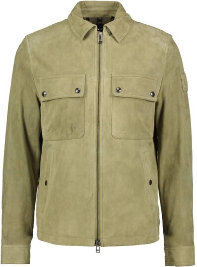 Belstaff Lichtgewicht Jas Groen Heren