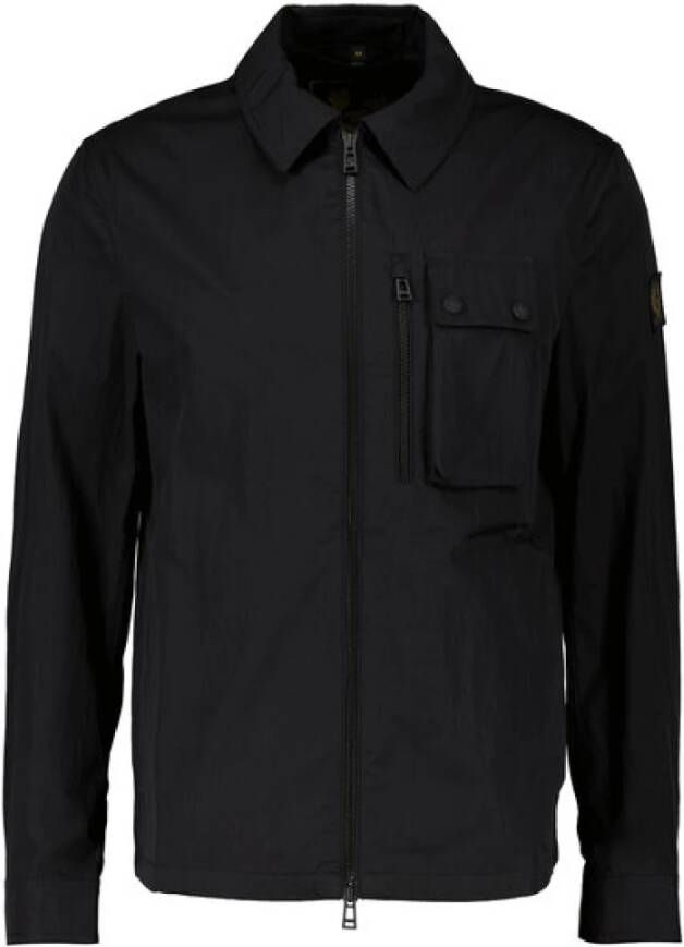 Belstaff Lichtgewicht Rail Overshirt Zwart Heren