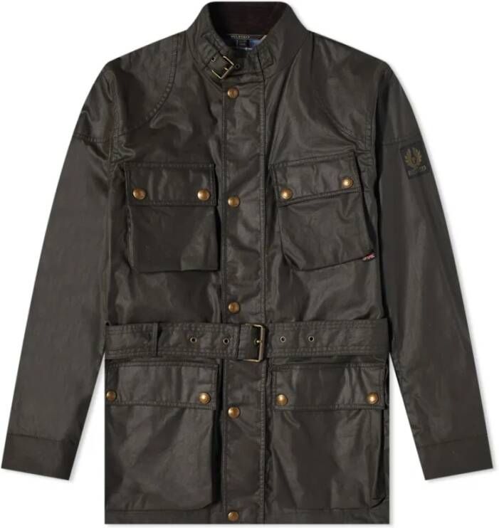 Belstaff Lichtgewicht Trialmaster Jas Groen Unisex