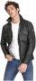 Belstaff Noir Dunstall Leren Jas Zwart Heren - Thumbnail 1