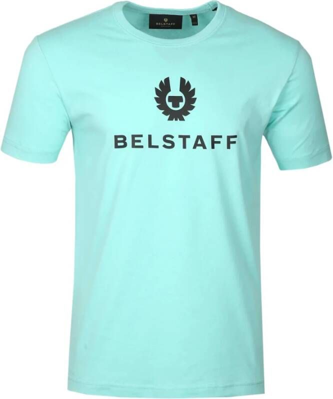 Belstaff Ocean Green Signature Tee Groen Heren
