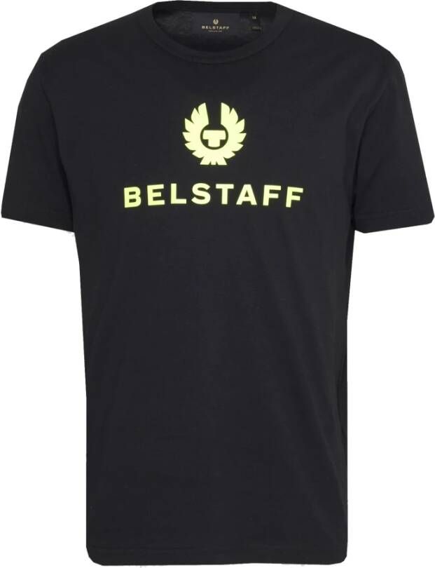 Belstaff Phoenix Embleem Print Katoenen T-Shirt Zwart Heren