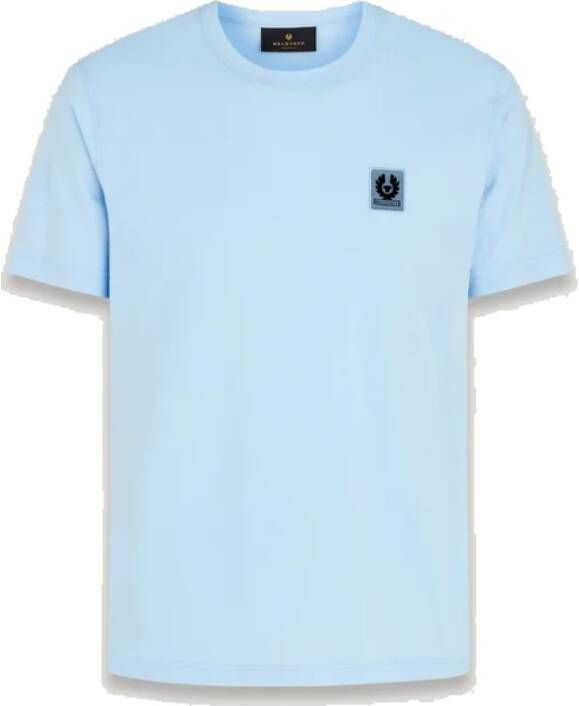 Belstaff Phoenix Logo Sky Blue Tee Blauw Heren