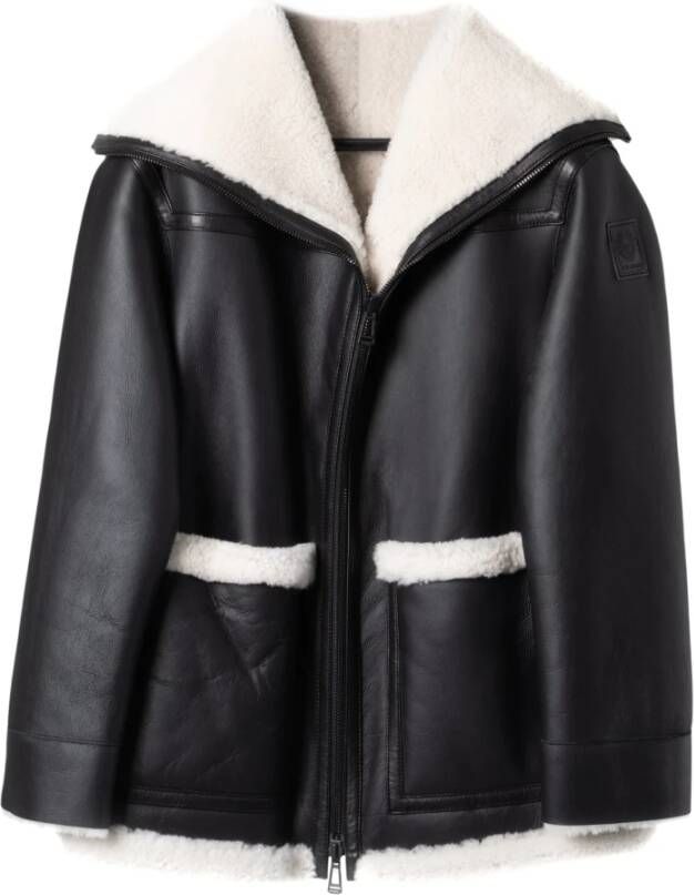 Belstaff Prachtige Aspen Coat Winter Must-have Zwart Dames