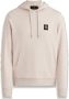 Belstaff Premium Patch Popover Hoody Beige Heren - Thumbnail 1