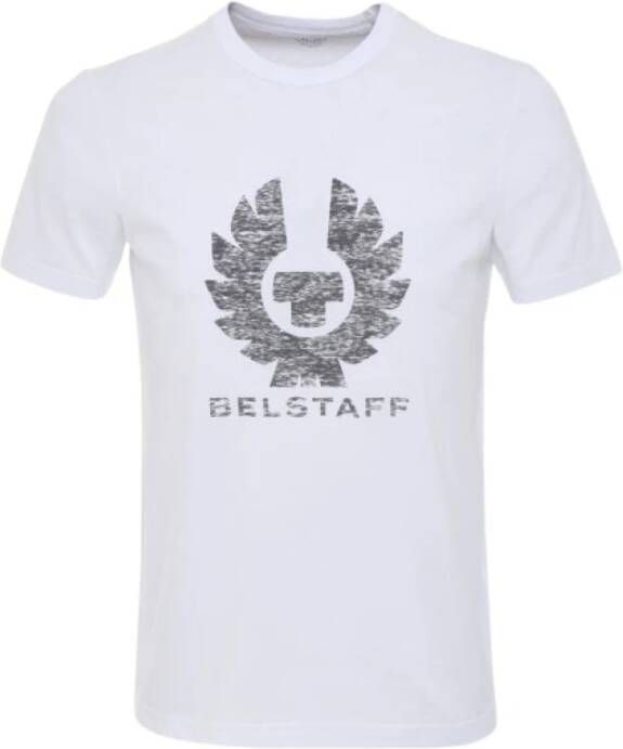 Belstaff Retro Twist Katoenen Tee White Heren