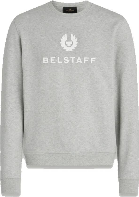 Belstaff Signature Crewneck Sweatshirt in Old Silver-S Grijs Heren